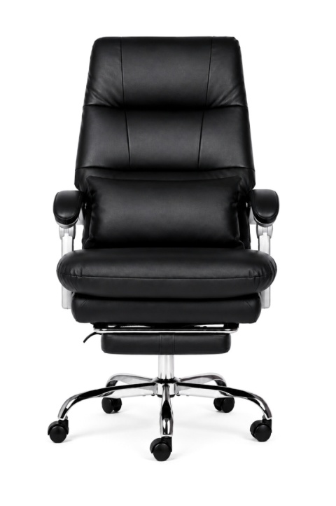 Fotel obrotowy do gabinetu WAILOR BLACK LEATHER PRO