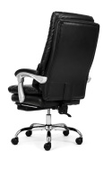 Fotel obrotowy do gabinetu WAILOR BLACK LEATHER PRO