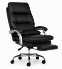 Fotel obrotowy do gabinetu WAILOR BLACK LEATHER PRO