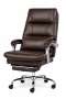 Fotel obrotowy do gabinetu WAILOR BROWN LEATHER PRO