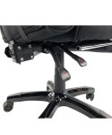 Fotel obrotowy do gabinetu WALIOR BROWN LEATHER PRO