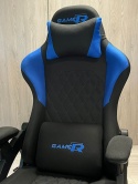 Fotel obrotowy gamingowy DESMO XL BLUE FABRIC