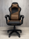 Fotel obrotowy gamingowy EVO FABRIC BROWN XL