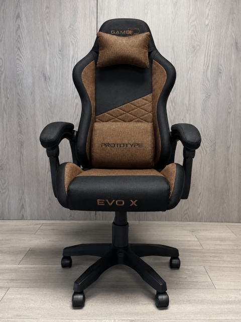 Fotel obrotowy gamingowy EVO FABRIC BROWN XL