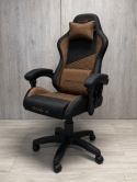 Fotel obrotowy gamingowy EVO FABRIC BROWN XL