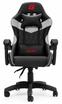 Fotel obrotowy gamingowy EVO PU GREY XL