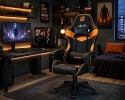 Fotel obrotowy gamingowy EVO PU ORANGE XL