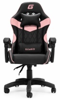 Fotel obrotowy gamingowy EVO PU PINK XL