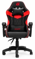 Fotel obrotowy gamingowy EVO PU RED XL