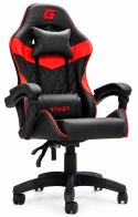 Fotel obrotowy gamingowy EVO PU RED XL