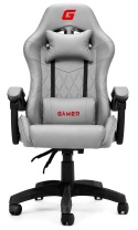 Fotel obrotowy gamingowy EVO PU STONE FULL GREY XL