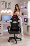 Fotel obrotowy gamingowy EVO PU WHITE XL