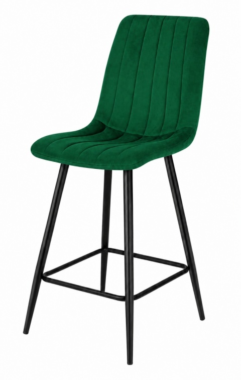 Krzesło barowe AVA AURORA BAR VELVET GREEN hoker