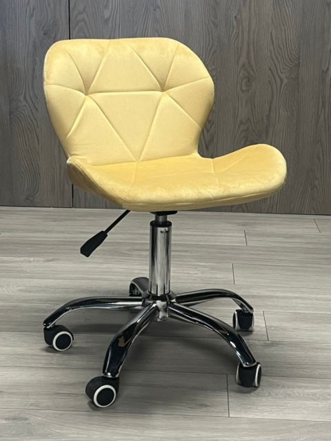 Krzesło obrotowe VASTO OFFICE VELVET BEIGE