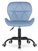 Krzesło obrotowe VASTO OFFICE VELVET LIGHT BLUE SMOKE