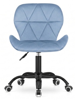 Krzesło obrotowe VASTO OFFICE VELVET LIGHT BLUE SMOKE