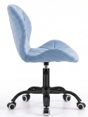 Krzesło obrotowe VASTO OFFICE VELVET LIGHT BLUE SMOKE
