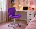 Krzesło obrotowe VASTO OFFICE VELVET PURPLE