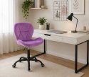 Krzesło obrotowe VASTO OFFICE VELVET VIOLET SMOKE