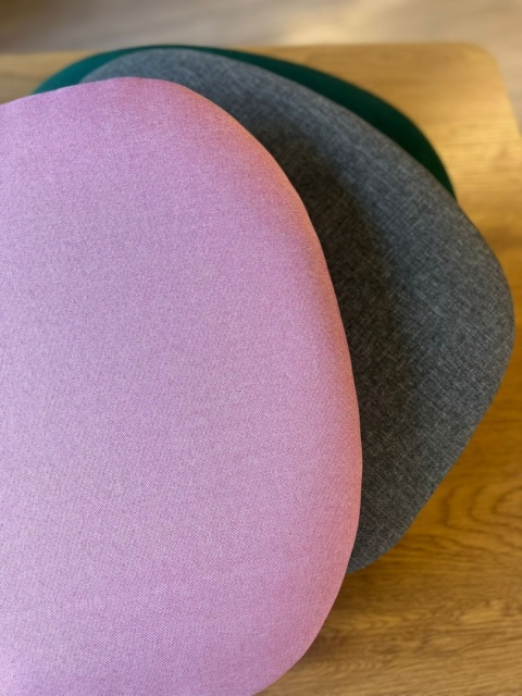 Krzesło skandynawskie MONZA PINK + PINK FABRIC II