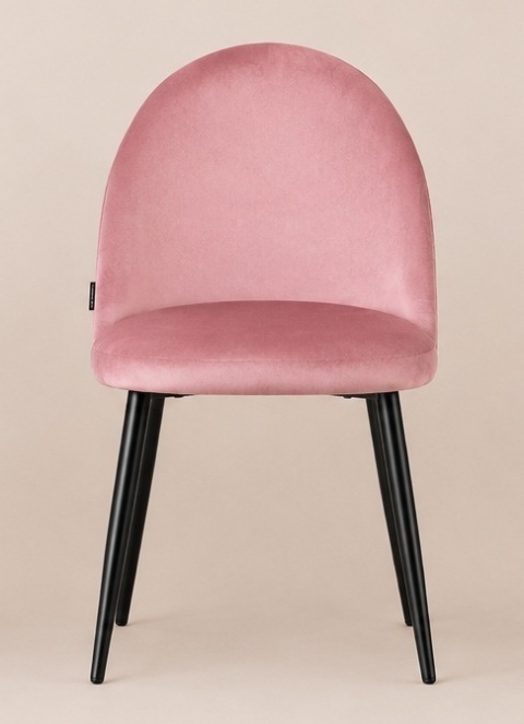 Krzesło tapicerowane GLORIA PINK VELVET II GATUNEK