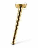 Zestaw 4 nóg meblowych skośnych 240 mm – Złoty Chrom