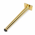 Zestaw 4 nóg meblowych skośnych 240 mm – Złoty Chrom
