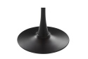 Stół okrągły VICTORY BROWN WOOD 70 cm SMOKE SLIM