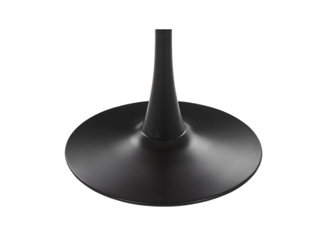 Stół okrągły VICTORY BROWN WOOD 70 cm SMOKE SLIM
