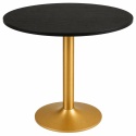 Stół okrągły VICTORY STR 70 cm GOLD z blatami do wyboru