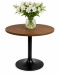 Stół okrągły VICTORY STR BROWN WOOD 70 cm SMOKE