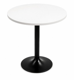 Stół okrągły VICTORY STR WHITE 70 cm SMOKE