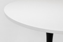 Stół okrągły VICTORY WHITE 70 cm SMOKE SLIM