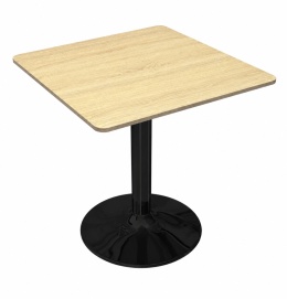 Stół skandynawski kwadratowy TORI STR Light Wood 70 SMOKE