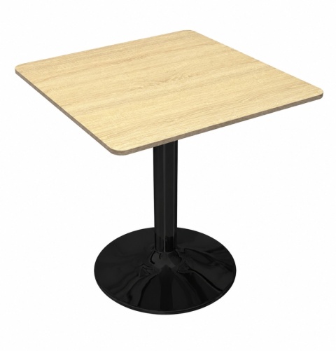 Stół skandynawski kwadratowy TORI STR Light Wood 70 SMOKE