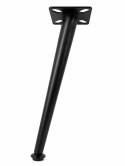 Zestaw 4 nóg meblowych skośnych 240 mm – Czarny Półmat