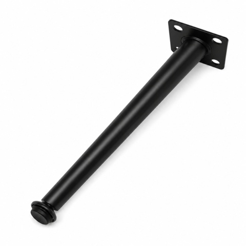 Zestaw 4 nóg meblowych skośnych 240 mm – Czarny Półmat