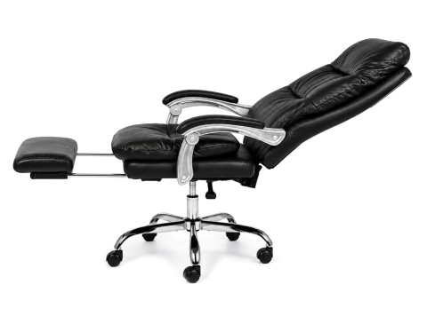 Fotel obrotowy do gabinetu WAILOR BLACK LEATHER PRO
