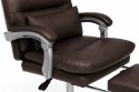 Fotel obrotowy do gabinetu WAILOR BROWN LEATHER PRO