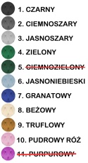 Krzesła tapicerowane BORGO VELVET SMOKE zestaw 4 sztuk kolory do wyboru