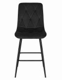Krzesło barowe AVA BORGO BAR VELVET BLACK hoker