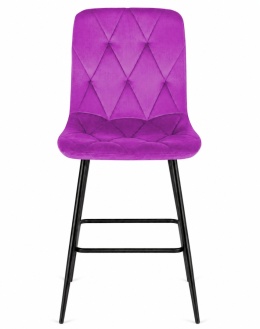 Krzesło barowe AVA BORGO BAR VELVET PURPLE hoker