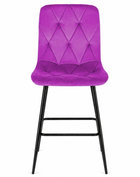 Krzesło barowe AVA BORGO BAR VELVET PURPLE hoker