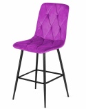 Krzesło barowe AVA BORGO BAR VELVET PURPLE hoker