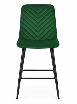 Krzesło barowe AVA TRIO BAR VELVET GREEN hoker