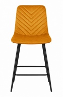 Krzesło barowe AVA TRIO BAR VELVET HONEY hoker