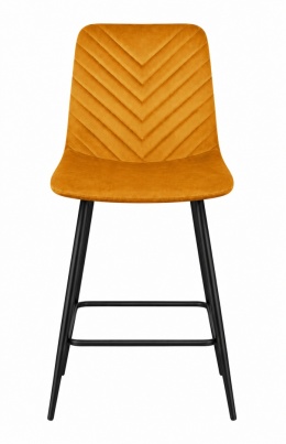 Krzesło barowe AVA TRIO BAR VELVET HONEY hoker
