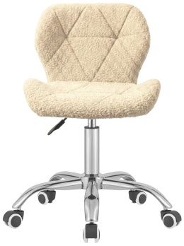 Krzesło obrotowe VASTO OFFICE BARANEK BOUCLE BEIGE SILVER