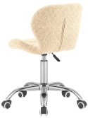 Krzesło obrotowe VASTO OFFICE BARANEK BOUCLE BEIGE SILVER