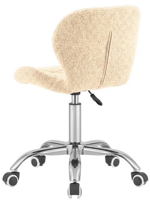 Krzesło obrotowe VASTO OFFICE BARANEK BOUCLE BEIGE SILVER